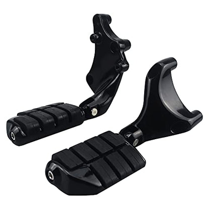 Rear Passenger Footpegs Foot Rests Pedal Mount Fits for Harley Sportster 883 1200 2014 2015 2016 2017 2018 2019 2020 2021 2022,Black - color: Black For Lion Paw Style