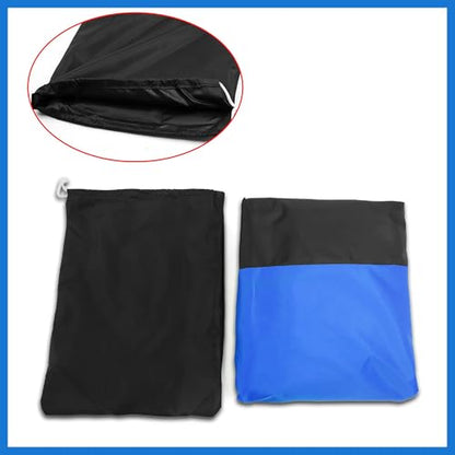 L 190T Rain Dust Protector Black Blue Scooter Motorcycle Cover 86 Inches for Honda Auto Accessories