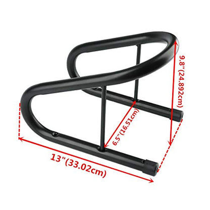 TCMT 6.5" Black Motorcycle Tire Wheel Chock Removable Cycle Trailer Scooter