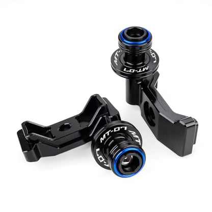 MOWOK Fit For YAMAHA MT-07 MT07 2026 2025 2024 2023 2022 2021 2020 2019 2018 2017 2016 2015 2014 Motorcycle Accessories Stand Screws Swing Arm Swingarm Spools slider (Blue) - color: Blue