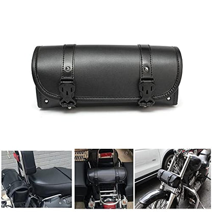 Motorcycle Tool Bag Saddle Bags Handlebar Bag Motorcycle Fork Bag Universal Storage Bag with 2 Straps