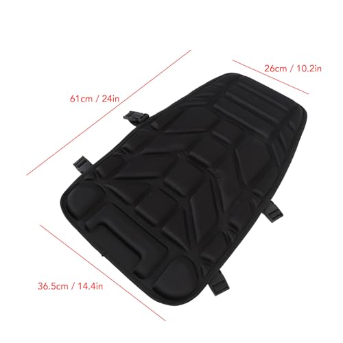Shock Absorbing ATV Seat Cover, Padded Breathable Motorcycle Seat Pad Protector, Enhance Comfort with EVA Oxford Cloth, Fits Most ATVs Snowmobiles with Built in Non Slip Design,
