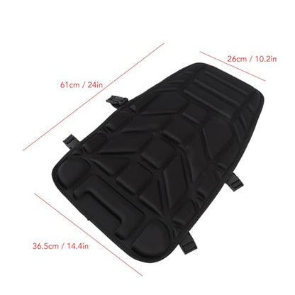 Shock Absorbing ATV Seat Cover, Padded Breathable Motorcycle Seat Pad Protector, Enhance Comfort with EVA Oxford Cloth, Fits Most ATVs Snowmobiles with Built in Non Slip Design,