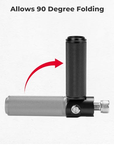 KEMIMOTO Folding Foot Pegs Universal M12 Install Bolts Electric Bike Compatible with Super 73 S2/RX/R/Z/ZX CNC Aluminum Motorcycle Bicycle EBike Foldable Footrests Pedals Passenger Footpegs