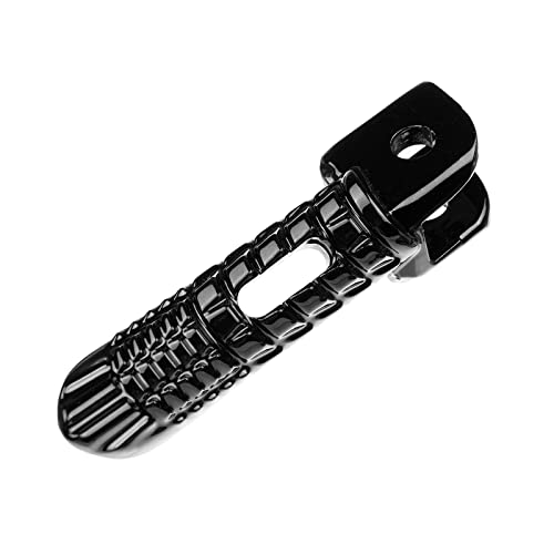 Front Foot Pegs Footrests Pedals for 2001-2022 Suzuki GSXR600 GSXR750 GSXR1000 (Front Pegs -Black) - color: Front-Black