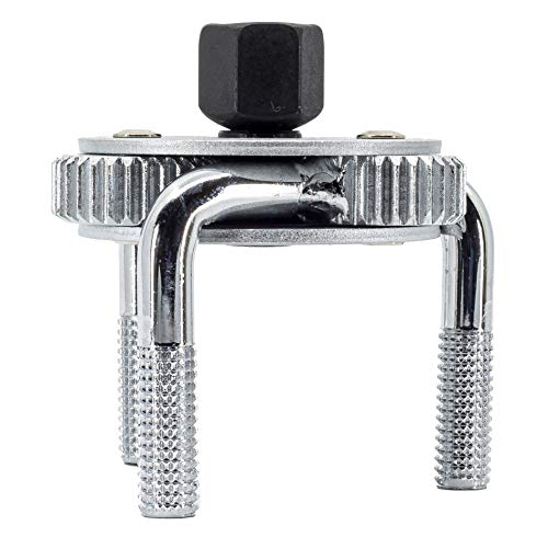 Genius Tools 3/8" Dr. Three-Legged Adjustable Metal Oil Filter Wrench 3" - 5" Filter Size Capacity - AT-B01