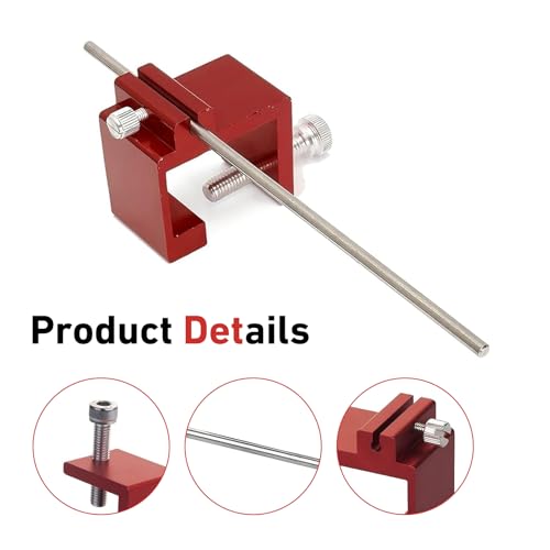 Chain Alignment Tool, Quick & Accurate Metal Chains Adjustment Tool, Rust-proof Metal Professional Chain Straightener, for Motorcycles, Scooters, Bike, ATVs, Mopeds (Red) - color: Red