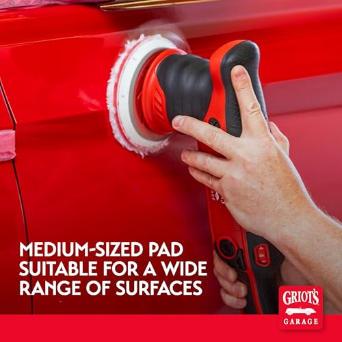Griot's Garage BOSS 5.5” Microfiber Pads for Car Polishing and Detailing, Buffing Pads for Moderate and Severe Scratch Removal, Set of 2 - size: 5.5 Inch Pads (Set of 2)