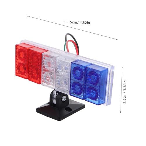 Motorcycle Strobe Light High Brightness Rear Warning Lamp for Cars Dual Tail Light for Enhanced Night Visibility and Safety
