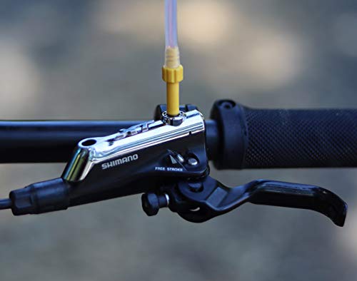BleedZone for Shimano Brakes Bleed Kit, Bike Hydraulic Brake Kit with 60ml Mineral Oil and Syringe - Fits with Shimano Bike, Mountain Bicycle