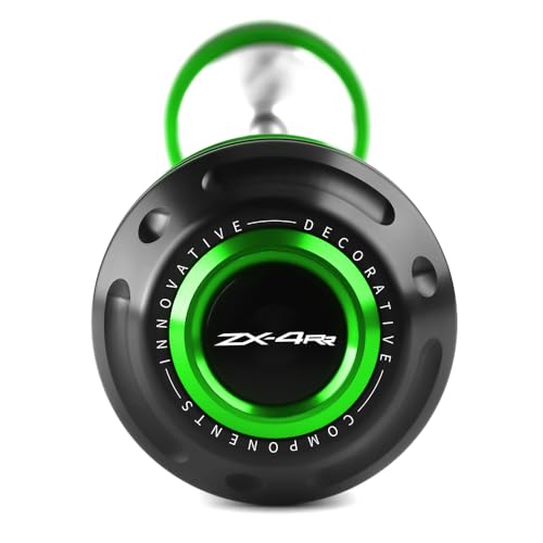 Motorcycle Front Axle Fork Wheel Crash Protector Slider Compatible With K.awasaki Ninja ZX4R ZX4RR 2023 2024 2025 2026｜ZX-4R ZX-4RR Accessories (Green-2) - color: green, size: ZX4RR