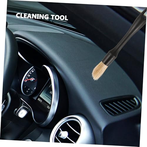 Cabilock Motorcycle Detail Brush Wheel Rim Cleaning Brush Soft Bristles Car Interior Detailing Auto Detailing Tools - size: 23.00X2.50X2.50CM