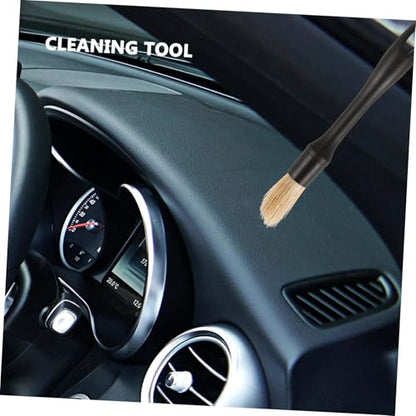 Cabilock Motorcycle Detail Brush Wheel Rim Cleaning Brush Soft Bristles Car Interior Detailing Auto Detailing Tools - size: 23.00X2.50X2.50CM