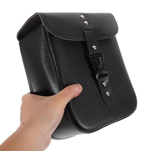 2pcs Motorcycle Handlebar Storage Bags Waterproof Front Fork Tool Pouches for Electric Bikes and Motorbikes, Compact Side Mount Riding Bags for Motorcycle Accessories
