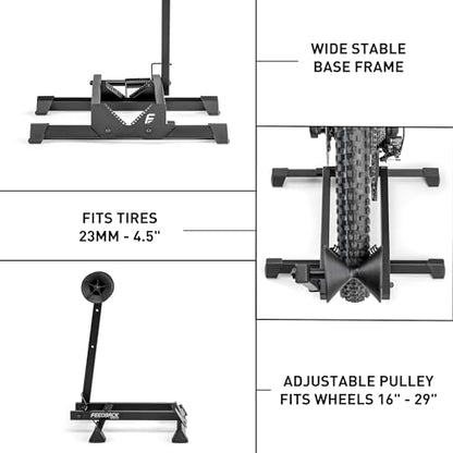 Feedback Sports | Rakk 2.0 Bike Storage Rack | Freestanding Floor Bicycle Stand - style: Rakk 2.0 Bike Storage Rack