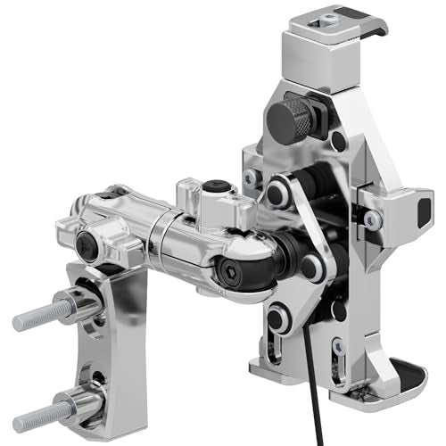 Tackform Aluminum Chrome Motorcycle Perch/Brake/Clutch Reservoir Adventure Phone Mount - Vibration Dampening and Wireless Charging | 3.5” Arm | Compatible with Harley-Davidson, Gold Wing, More - color: Chrome