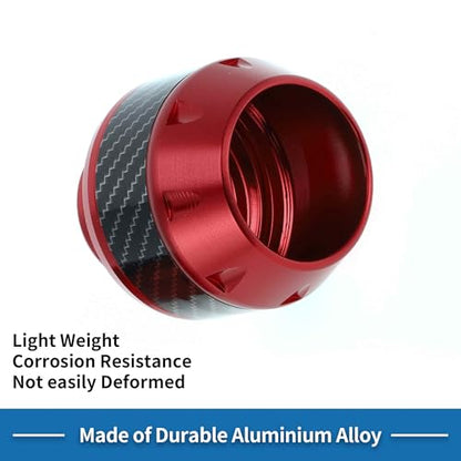 Motorcycle Frame Sliders Falling Protection Wheel Crash Protector Scooter Moped Aluminum Alloy Red 2 Pcs - color: Red