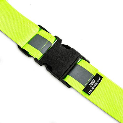2-6 Pack - Reflective Glow Belt Safety Gear, Pt Belt, for Running Cycling Walking Marathon Military - style: 2 Pack