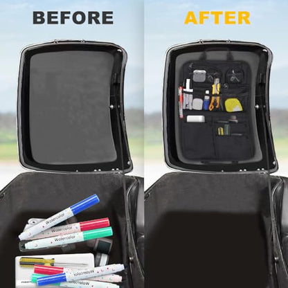 Tour Pack Trunk Lid Organizer Bag Pouch Fit for Street Glide Road King Road Glide Electra Glide Touring Travel