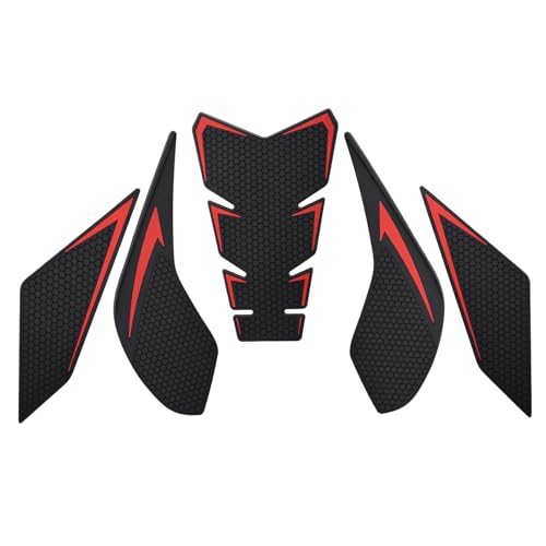 Motorcycle Tank Traction Pad Side Gas Knee Grip Protective Sticker Protector for Honda CBR500R CB500F 2019-2023 pad (red) - color: （19-23red）