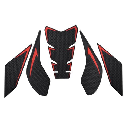 Motorcycle Tank Traction Pad Side Gas Knee Grip Protective Sticker Protector for Honda CBR500R CB500F 2019-2023 pad (red) - color: （19-23red）