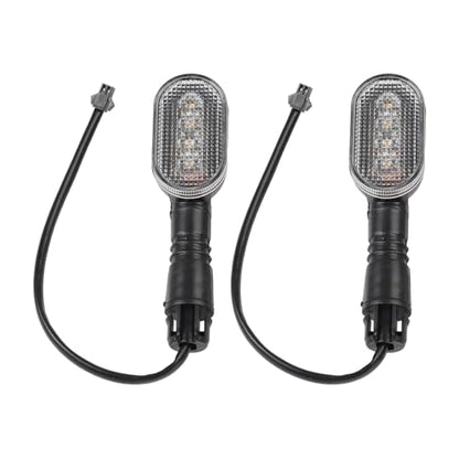 36V-72V Electric for Bike Taillight with Turn Signal, LED Rear Rack Lamp E-for Bike Scooter for Motorcycle, Black ABS Housing, 1 Pair