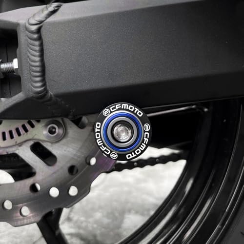 Compatible with CFMOTO Ibex450 Ibex800 300SS 450SS 450NK 450CLC 675SS 675NK 750SS 800NK Motorcycle CNC Swingarm Spools Sliders Stand Screw Paddock Bobbins (Blue) - color: Blue