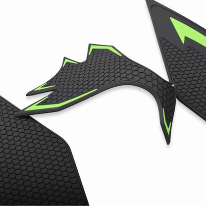 Motorcycle Tank Traction Pad Side Gas Knee Grip Protective Sticker Protector for Kawasaki ninja650 （2017-2025） Z 650 （2019-2025）(Green) - color: Green