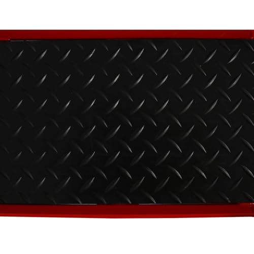 Motorcycle Center Stand Move Dolly Red 360 Degree Casters Garage Workshop