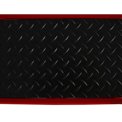 Motorcycle Center Stand Move Dolly Red 360 Degree Casters Garage Workshop