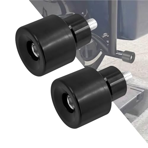 Motorcycle Crash Bar Guard Ball Engine Guard Collision Protector Fit for Harley 2Pc Black - color: All Black