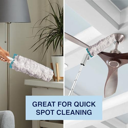 Bona Disposable Duster Refills - 9 Pack - High Performance Dusting System - Microfiber Dusters Remove Dust and Pet Hair for Quick Spot Cleaning - style: Disposable Duster Refills - 9 Pack