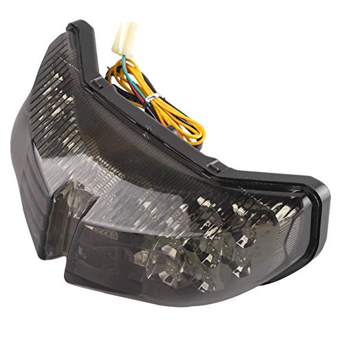 MZS Motorcycle Tail Light, LED Integrated Turn Signal Blinker Smoke Compatible with FZ1 Fazer 2006-2015 / FZ8 2011-2013 - size: FZ1 Fazer
