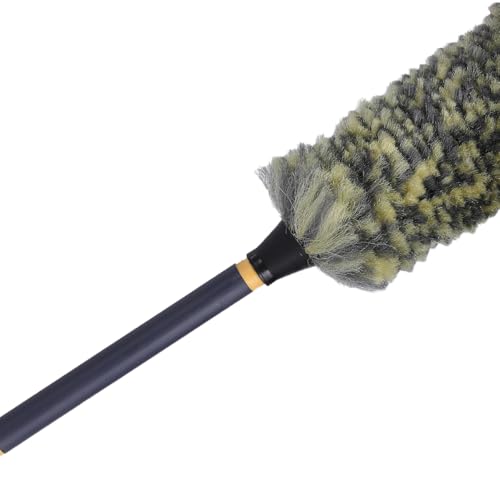 Mr. Detroit - Drill Wheel Brush w/Durable Soft Wool Microfiber Bristles and Steel Shaft for Car Tires, Wheels, Rims, Brakes and Any Other Narrow Spaces| Rim Brush Cleaning Tool w/Non-Scratch Bristle