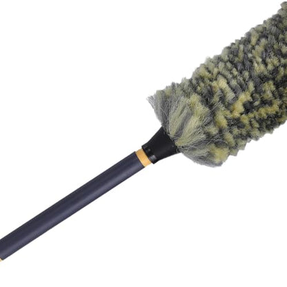 Mr. Detroit - Drill Wheel Brush w/Durable Soft Wool Microfiber Bristles and Steel Shaft for Car Tires, Wheels, Rims, Brakes and Any Other Narrow Spaces| Rim Brush Cleaning Tool w/Non-Scratch Bristle