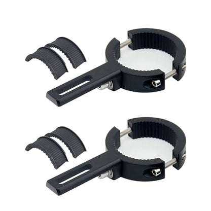 Motorcycle Spotlight Mount Brackets, Motorbike Tube Clamp Turn Signal Mounting Clamp Fog Light Holder for 1.5"-2.36" ATV UTV Roll Bar (2 Pcs)