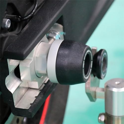 AL-mart Motorcycle Front & Rear Fork Axle Slider Wheel Protector Crash Guard Fits for CFMOTO 800NK/800MT