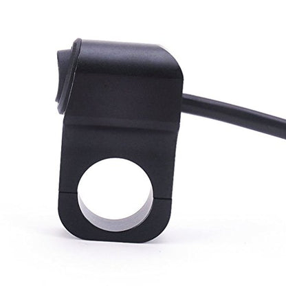 12V Motorcycle Handlebar Turn Signal Switch CNC Aluminum with Indicator Light for 1" 25mm Diameter Handlebar (for Fog Lamp Headlight Electrical System) Interrupteur Moto