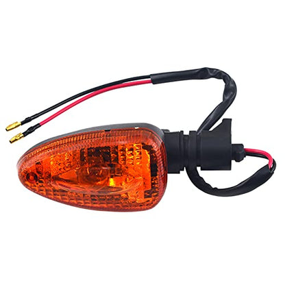 Road Passion 2 pcs Universal Motorcycle Rear Turn Signal Indicator Light Replacement for BMW K1200R SPORT 2007-2008/ K1200S 2005-2008/ K1300R 2009-2014/ K1300S 2009-2014