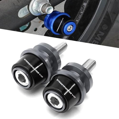 For STREETFIGHTER V2 StreetfighterV2 streetfighterv2 streetfighter v2 Streetfighter V2 8MM Motorcycle Accessories CNC Aluminum Premium Swingarm Spool Slider Stand Screws (Titanium) - color: Titanium