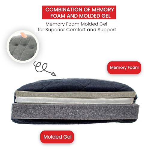 Motorcycle Gel Pad Rear Passenger seat Cushion for Kawasaki GTR1400
