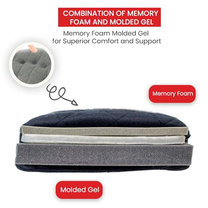 Motorcycle Gel Pad Rear Passenger seat Cushion for Kawasaki GTR1400