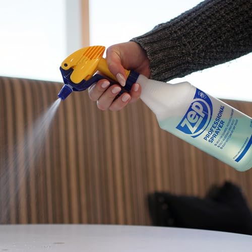 Zep Professional Sprayer Bottle 32 ounces - Up to 30 Foot Spray, Adjustable Nozzle
