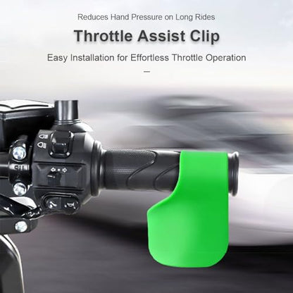 Motorcycle Throttle Assist for Kawasaki Z900RS 2018 2019 2020 2021 2022 2023 2024 2025 2026 Throttle Holder Cruise Control Handlebar Grip Support Speed Control Riding Part - color: Green