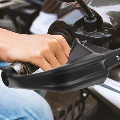 1 Pair Motorcycle Lever Guards Brake Clutch Lever Protector with Impact Resistant Plastic and Metal Construction for Universal Fit on Motorcycles