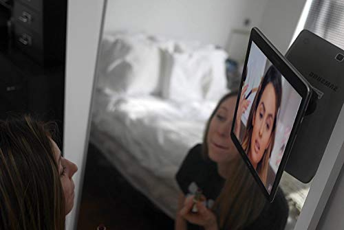 The Original Dual Magnetic Movable Phone Holder and Tablet Mount (Silver) - color: Silver