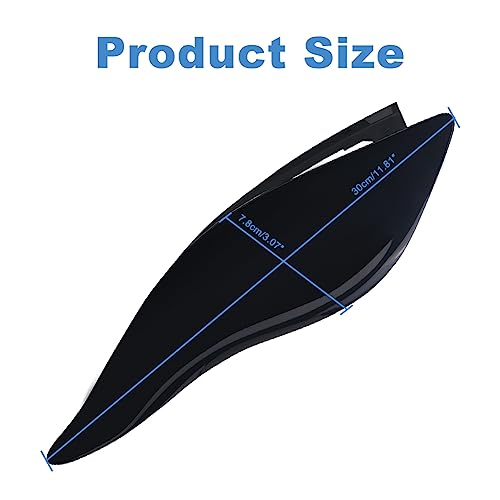WATERWICH Fairing Air Deflectors Side Wing Windshield Compatible with Harley Davidson Electra Street Glide 2014 2015 2016 2017 2018 2019 2020 2022 2023 2024
