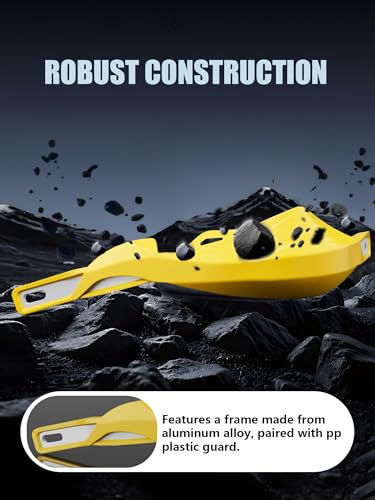 JFG RACING Dirt Bike Hand Guards,7/8'' and 1 1/8'' Handlebar Dirtbike Handguards Accessories Universal for Motorcycle Snowmobile ATV Pit Bike Off Road Motocross Enduro MX -Yellow - color: yellow