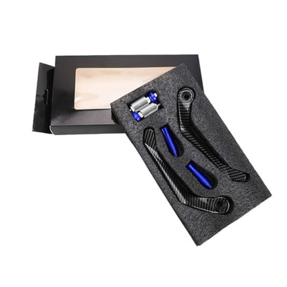 Clutch Lever Guards for CBR250R CBR300R CBR300RR CBR500R CBR600 CBR600F Motorcycle Handlebar Brake Clutch Lever Hand Guard Protector Handguard - color: Blue NO LOGO