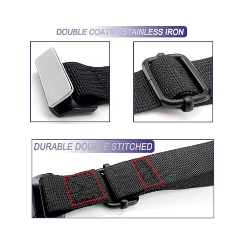 Car Rooftop Cargo Tie Down Hook Straps,Adjustable Roof Cargo Carrier Straps for Car Roof Bag,No Roof Rack Required,6Pcs